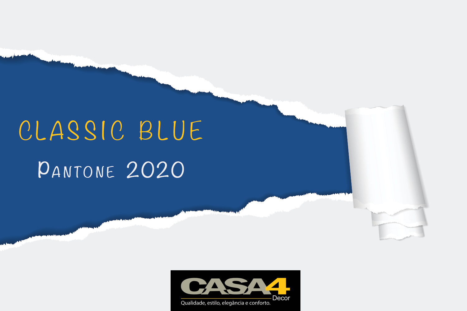 Casa4 Decor - Pantone Classic Blue